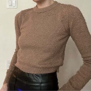 Abound Fuzzy Crop Sweater